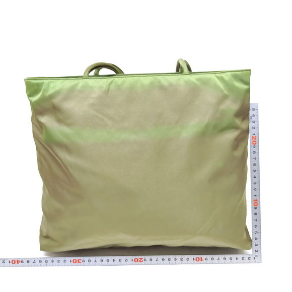 Prada Hand Bag Green Nylon #77090P10 - Picture 2 of 9
